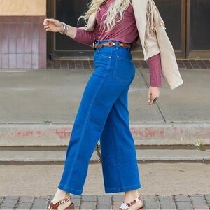 Retro Wrangler wide leg jeans